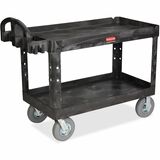 Rubbermaid+Commercial+Large+Utility+Cart+with+Lipped+Shelf