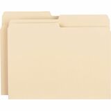 Business Source 1/2 Tab Cut Letter Recycled Top Tab File Folder