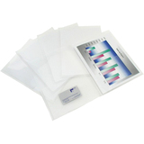 Winnable E310L Letter File Pocket - 8 1/2" x 10 63/64" - 50 Sheet Capacity - Polypropylene - Clear - 12 / Pack