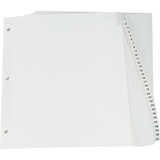 Oxford Premium Preprinted Tab Divider - Printed Tab(s) - Digit - 1-31 - 8.50" Divider Width x 11" Divider Length - Letter - White Fiber Divider - Plastic Tab(s) - 25 / Set