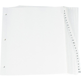 Oxford Premium Preprinted Tab Divider - Printed Tab(s) - Character - A-Z - 0.33" Divider Width x 11" Divider Length - Letter - White Fiber Divider - Plastic Tab(s) - 26 / Set
