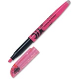 FriXion Light Erasable Highlighter - Chisel Marker Point Style - Pink - Pink Barrel - 1 Each