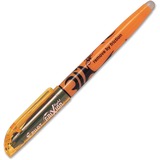 FriXion Light Erasable Highlighter - Chisel Marker Point Style - Orange Thermosensitive Gel Ink Ink - Orange Barrel - Rubber Tip - 1 Each