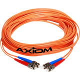 Axiom Fiber Optic Duplex Cable - 3.28 ft Fiber Optic Network Cable for Network Device - First End:...