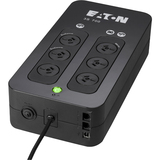 Eaton 3S UPS IEC, 700 VA, 420 W, Input: C14, Outputs: (4) C13, (4) C13 surge only, Tower