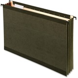 Pendaflex SureHook 09213 Legal Recycled Hanging Folder - 3 1/2" Folder Capacity - 8 1/2" x 14" - 3 1/2" Expansion - Poly - Standard Green - 10% Recycled - 4 / Pack