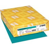 Astrobrights Color Copy Paper - Terrestrial Teal - Letter - 8 1/2" x 11" - 24 lb Basis Weight - 500 / Pack - FSC, Green Seal - Acid-free, Lignin-free - Terrestrial Teal