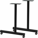 Lorell+Training+Table+C-Leg+Table+Base+with+2%22+Casters