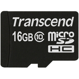 Transcend 16 GB MicroSD High Capacity (microSDHC) - 1 Card - Retail