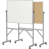 Ghent+Reversible+Cork+Bulletin+Board%2F+Non-Magnetic+Whiteboard+with+Aluminum+Frame