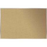 Ghent Natural Cork Bulletin Board with Aluminum Frame