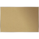 Ghent Natural Cork Bulletin Board with Aluminum Frame