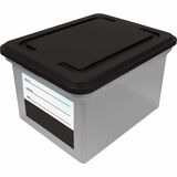 Advantus+Clear+Base+File+Tote+with+Lid+and+Label