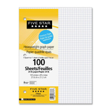 Hilroy Loose-Leaf Refill Paper - 100 Sheets - 24 lb Basis Weight - 10 7/8" x 8 3/8" - White Paper - Heavyweight, Tear Resistant - 100 / Pack