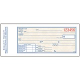 Adams Security Receipt Book - 50 Sheet(s) - 2 PartCarbonless Copy - 2.75" x 6.60" Form Size - White, Yellow - 1 Each