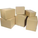 Crownhill Shipping Box - External Dimensions: 12" Width x 12" Depth x 12" Height - 200 lb - Kraft - For Multipurpose - Recycled - 10 / Pack