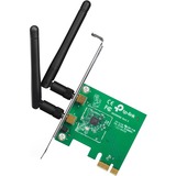 TP-Link Single Band Wi-Fi Adapter for Desktop Computer - PCI Express 2.0 x1 - 300 Mbit/s - 2.40 GHz ISM - Plug-in Card