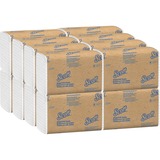 Scott Single-Fold Towels - Single Fold - 9.3" x 10.5" - White - Soft, Absorbent, Eco-friendly - For Hand - 4000 / Carton
