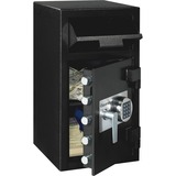 Sentry Safe Depository Electronic Lock Safe - 45.30 L - Programmable, Electronic Lock - 5 Live-locking Bolt(s) - Fire Resistant, Water Resistant, Theft Resistant - for Home, Money, Document - Internal Size 17.5" x 13.7" x 11.3" - Overall Size 27" x 14" x 