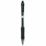 Zebra Pen Sarasa Dry X20 Gel Retractable Pens - Fine Pen Point - 0.5 mm Pen Point Size - Retractable - Black Pigment-based Ink - Translucent Barrel - 1 Each