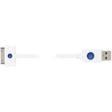 Qmadix QM-USBAP-SYNC-WH USB Charging Data Sync Cable (White)