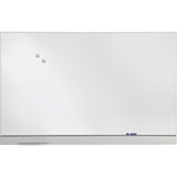 Iceberg Polarity Magnetic Dry Erase Board - 72" (6 ft) Width x 46" (3.8 ft) Height - White Steel Surface - Aluminum Frame - Magnetic - Ghost Resistant, Stain Resistant, Marker Tray - 1 Each