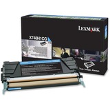 Lexmark Toner Cartridge - Laser - High Yield - 10000 Pages - Cyan - 1 Each
