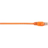 Black Box CAT5e Value Line Patch Cable, Stranded, Orange, 3-ft. (0.9-m), 10-Pack