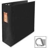 Wilson Jones Slant-D Ring Binders - 3" Binder Capacity - Letter - 8 1/2" x 11" Sheet Size - 3 x D-Ring Fastener(s) - Internal Pocket(s) - Chipboard, Polypropylene - Black - Heavy Duty, Spine Label, Sheet Lifter, PVC-free, Non-stick, Durable - 1 Each