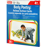 Roylco R62010 Body Poetry: Animal Action Cards - Animal, Fun - 16 / Pack
