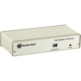 Black Box VGA 2-Channel Video Splitter, 115-VAC - VGA, XGA - 1 x 22 x VGA Out