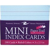 Roaring Spring PaperTrail Ruled Index Cards