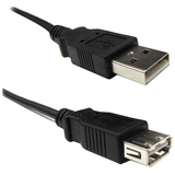 Weltron A Male to A Female USB 2.0 Extension Cable