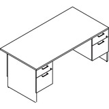 Lacasse Concept 300 Double Pedestal Desk