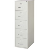 Lorell Commercial Grade 28.5'' Legal-size Vertical Files - 5-Drawer