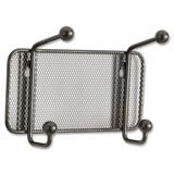 Safco+Onyx+Mesh+Sturdy+2-Hook+Garment+Wall+Rack