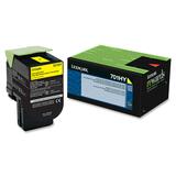 Lexmark Unison 701HY Toner Cartridge - Laser - High Yield - 3000 Pages Yellow - Yellow - 1 Each