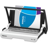 Fellowes Star™+ 150 Manual Comb Binding Machine - CombBind - 150 Sheet(s) Bind - 15 Punch - 3.13" (79.50 mm) x 17.69" (449.33 mm) x 9.81" (249.17 mm) - White, Black