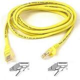 Belkin Cat6 UTP Patch Cable - RJ-45 Male - RJ-45 Male - 14ft - Yellow
