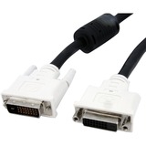 StarTech.com 10 ft DVI-D Dual Link Monitor Extension Cable - M/F - Extend the connection distance between your DVI-D digital devices by 10ft - 10 ft DVI Male to Female Cable - 10ft DVI-D Extension Cable - 10 ft DVI Dual Link Extension Cable - DVI-D Dual Link Monitor Extension Cable M/F - Black 10 Feet - 2560x1600