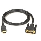 HDMI to DVI-D Cable, M/M, PVC, 2-m (6.5-ft.)