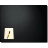 Artistic Plain Leather Desk Pads - Rectangle - 19" (482.60 mm) Width - Leather - Black