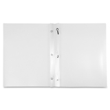 Winnable Letter Fastener Folder - 8 1/2" x 11" - 80 Sheet Capacity - 3 Fastener(s) - Poly - Clear - 5 / Pack