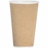 Genuine Joe 16 oz Rippled Hot Cups