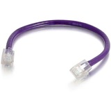 C2G 75 ft Cat6 Non Booted UTP Unshielded Network Patch Cable - Purple