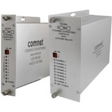 Comnet FDC80TS1 Video Consoles/Extenders Comnet 8-channel Supervised Contact Closure Transmitter - 226377.95 Ft Range - Optical Fiber - Rack- 845770008371