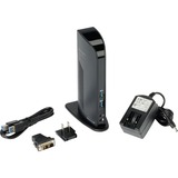 Kensington USB 3.0 Docking Station with Dual DVI/HDMI/VGA Video (sd3500v) - for Notebook - USB - 6 x USB Ports - 6 x USB 3.0 - Network (RJ-45) - HDMI - DVI - VGA - Wired