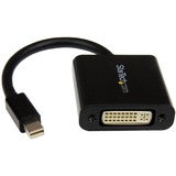 StarTech.com Mini DisplayPort to DVI Adapter, Mini DP to DVI-D Single Link Converter, 1080p Video, Passive, mDP 1.2 to DVI Monitor/Display - Passive Mini DP to DVI-I (digital only DVI-D) single-link converter supports 1080p 60Hz video; mDP 1.2; EDID/DDC - mDP++ source to DVI monitor/display adapter - Compact Mini DisplayPort to DVI adapter dongle works w/ Thunderbolt 1/2 - OS independent