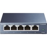 TP-LINK TL-SG105 5-Port 10/100/1000Mbps Desktop Gigabit Steel Cased Switch - 5 Ports - Gigabit Ethernet - 10/100/1000Base-T - 2 Layer Supported - 2.30 W Power Consumption - Twisted Pair - Desktop - 3 Year Limited Warranty