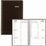 REDCB75VBLK - Brownline DuraFlex Weekly Appointment Book